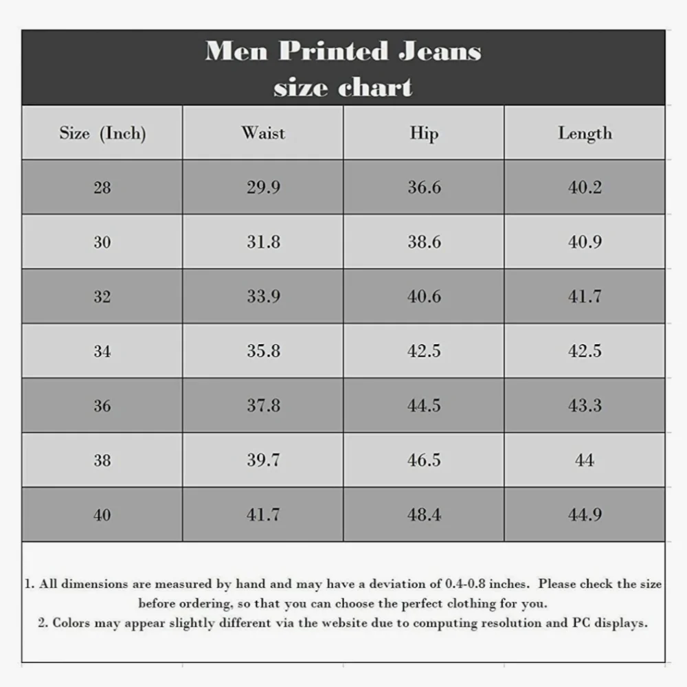 Mens Slim Fit Distressed Straight Leg Denim Jeans - Picture 5 of 5